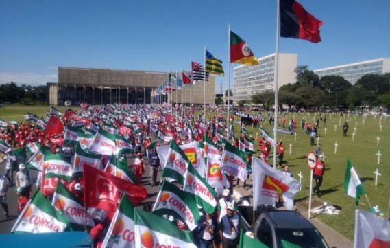 Dia 15 de março, dia de luta! Trabalhadores e trabalhadoras rurais tomam a Esplanada