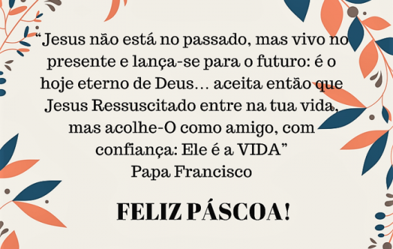 Mensagem de Páscoa