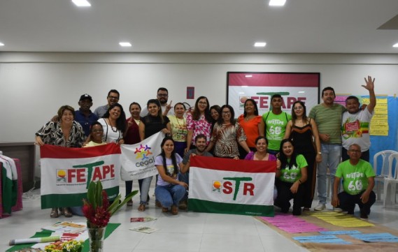 Fetape realiza oficina de Organização Sindical junto com polos e sindicatos de todo o estado