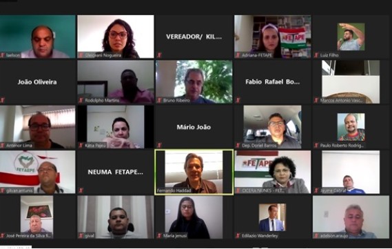 Seminário Eleições 2020: “É preciso falar resgatando o legado e olhando pra frente, dando esperança de futuro”, diz Haddad