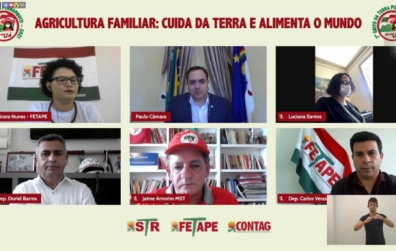 Em live, governador de PE responde Pauta de Reivindicações do 7º Grito da Terra