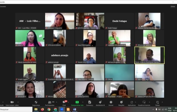 Fetape promove Plenária Virtual de Escuta dos Municípios sobre Estiagem e Projeto Político 2024