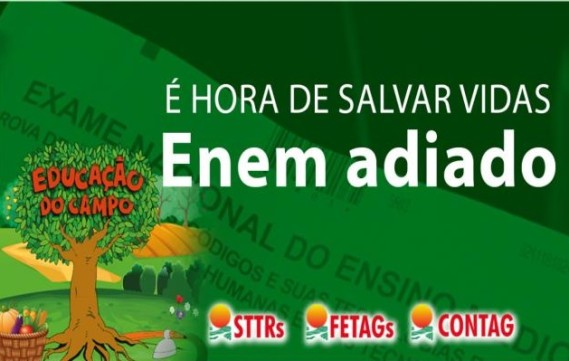 Após pressão de organizações sociais e do Congresso Nacional, governo anuncia adiamento do Enem