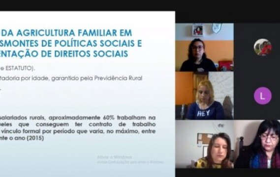 Diretoria da Pessoa Idosa participa de ensaio na II Jornada Democracya y Desigualdades