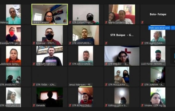 Polos participam de oficinas sobre novo formato de autorização digital de aposentados/as no Convênio Contag/INSS