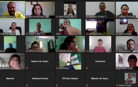 Fetape e Sindicatos debatem estratégias de organização e gestão sindical em oficinas virtuais