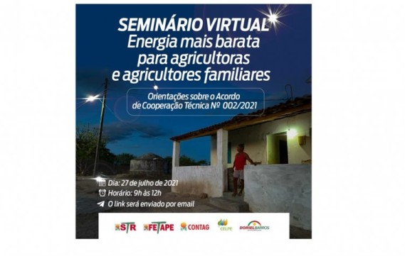 Acordo de Cooperação vai agilizar desconto na conta de energia para agricultores/as familiares