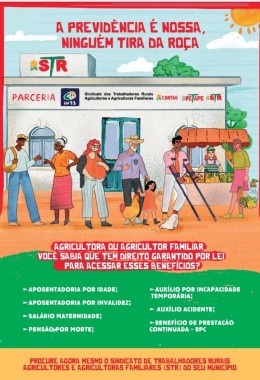 A previdência é Nossa, Ninguém tira da Roça! (Panfleto)
